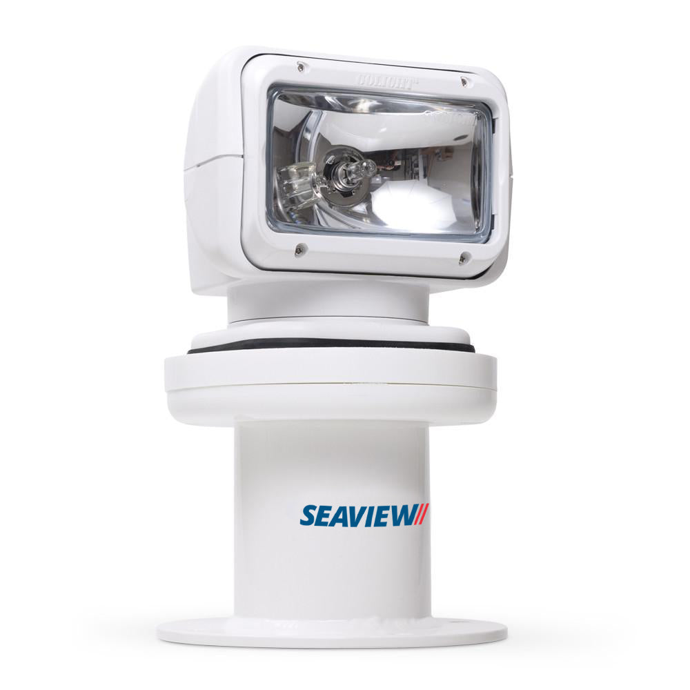 Seaview 5in Searchlight Mount Vertical 8in Round Base - PM5SL8