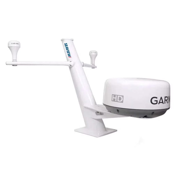 Seaview PMA100SV2 30" Tapered Mast - Closed Dome Radar, Aft Lean - PMA100SV2