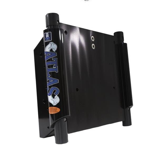 TH Marine Atlas 4in Jack Plate Standard Hydraulic Black Anodized - AHJ-4V-B-DP