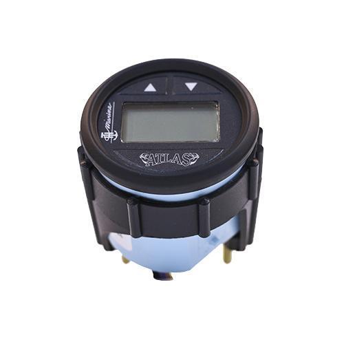 TH Marine Hydraulic Gauge Kit Fits Atlas 4 & 8in Jack PLates Black Bezel - FAGK-1-DP